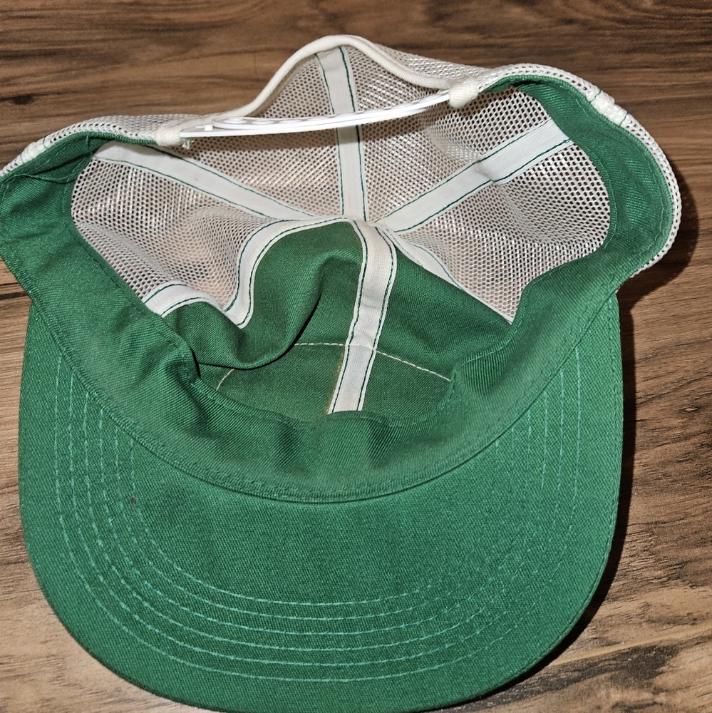 Vintage 80s Green Snap back Hat White House Fruit Products - Picture 3 of 3